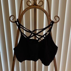 Black Strappy Bralette